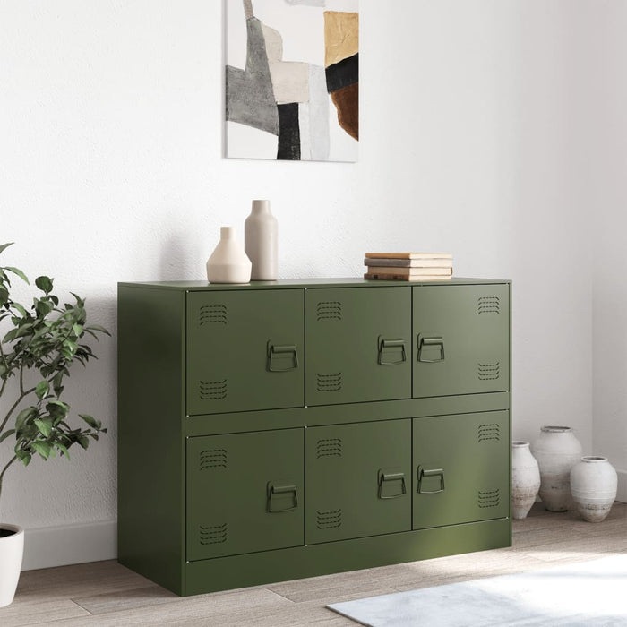 Бюфет Olive Green 99x39x73 см стомана