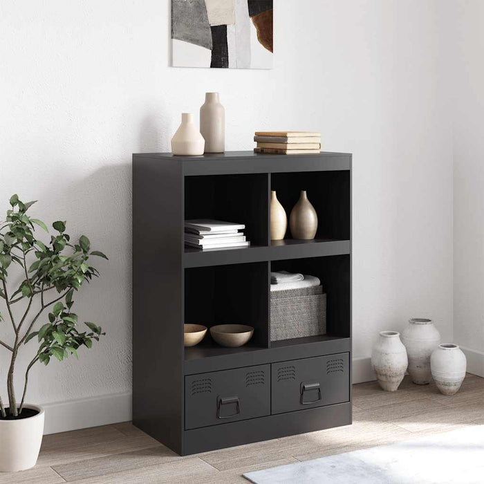 Highboard Black 67x39x95 см стомана