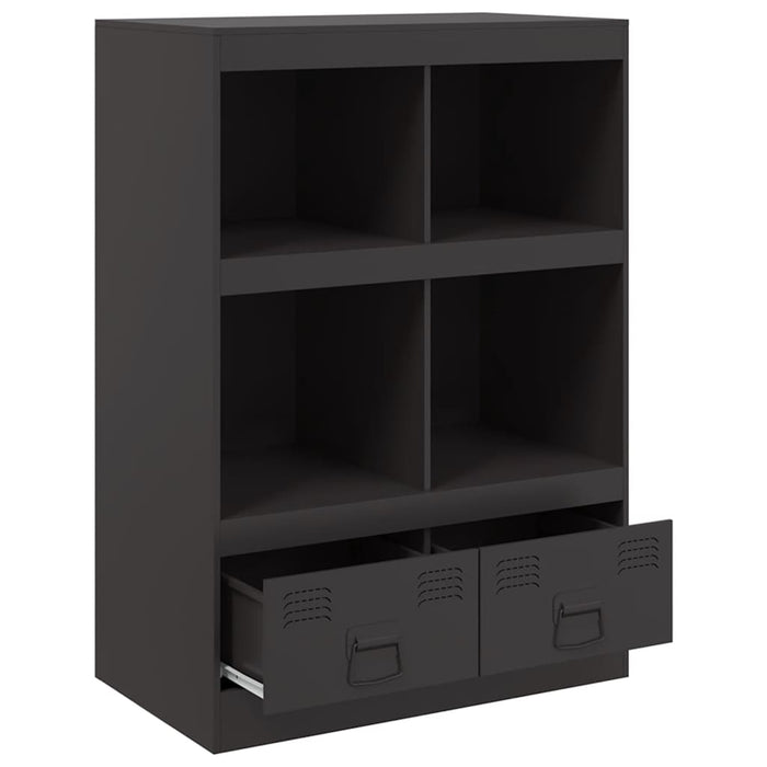 Highboard Black 67x39x95 см стомана