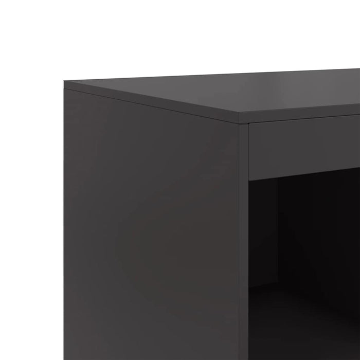 Highboard Black 67x39x95 см стомана