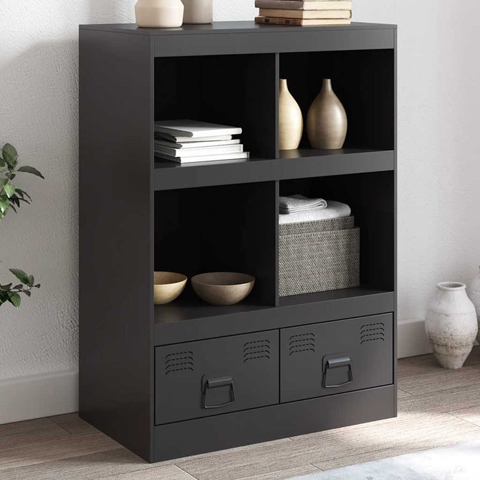 Highboard Black 67x39x95 см стомана