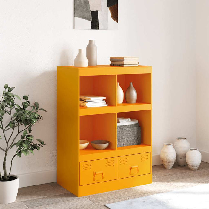 Highboard Mustard Yellow 67x39x95 см стомана