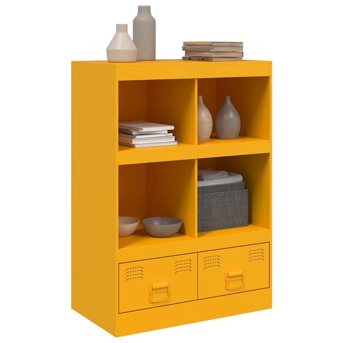 Highboard Mustard Yellow 67x39x95 см стомана