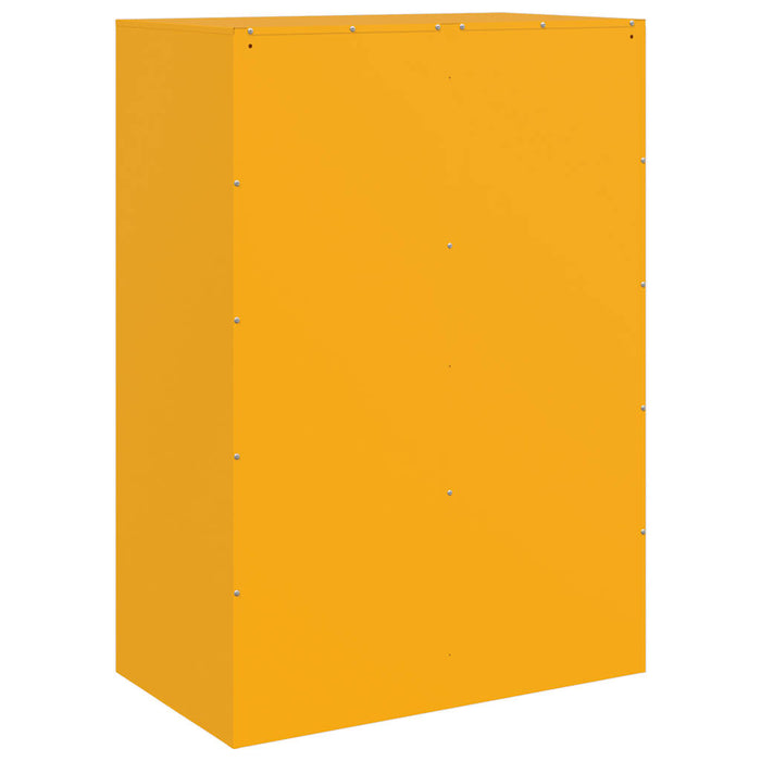 Highboard Mustard Yellow 67x39x95 см стомана