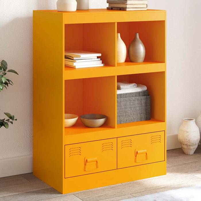 Highboard Mustard Yellow 67x39x95 см стомана