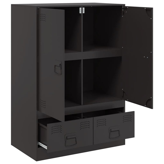 Highboard Black 67x39x95 см стомана