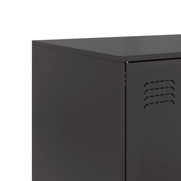 Highboard Black 67x39x95 см стомана