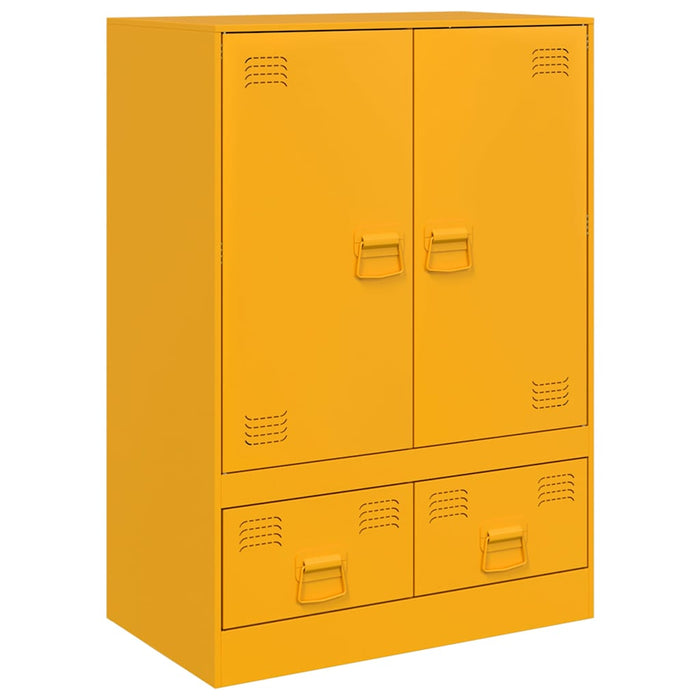 Highboard Mustard Yellow 67x39x95 см стомана