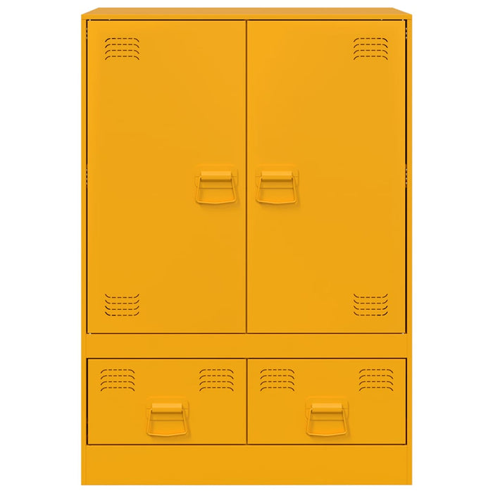 Highboard Mustard Yellow 67x39x95 см стомана