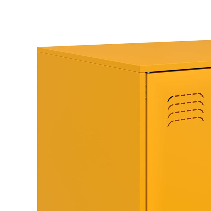 Highboard Mustard Yellow 67x39x95 см стомана