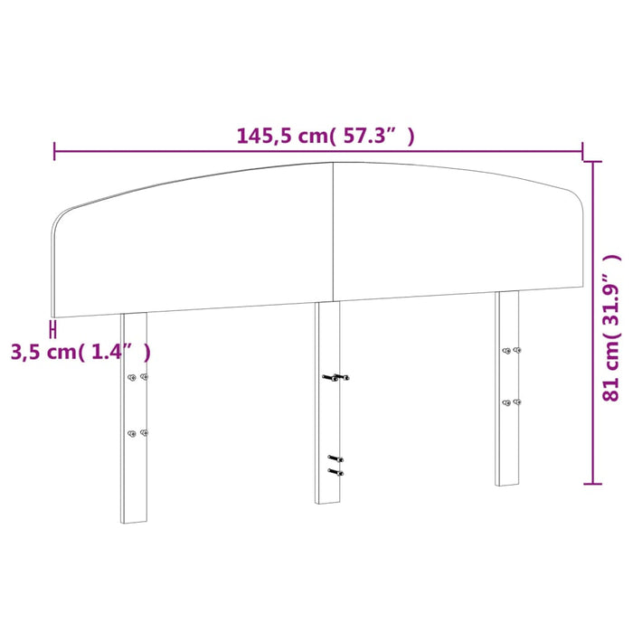 tăblie ceară maro 140 cm lemn masiv pin