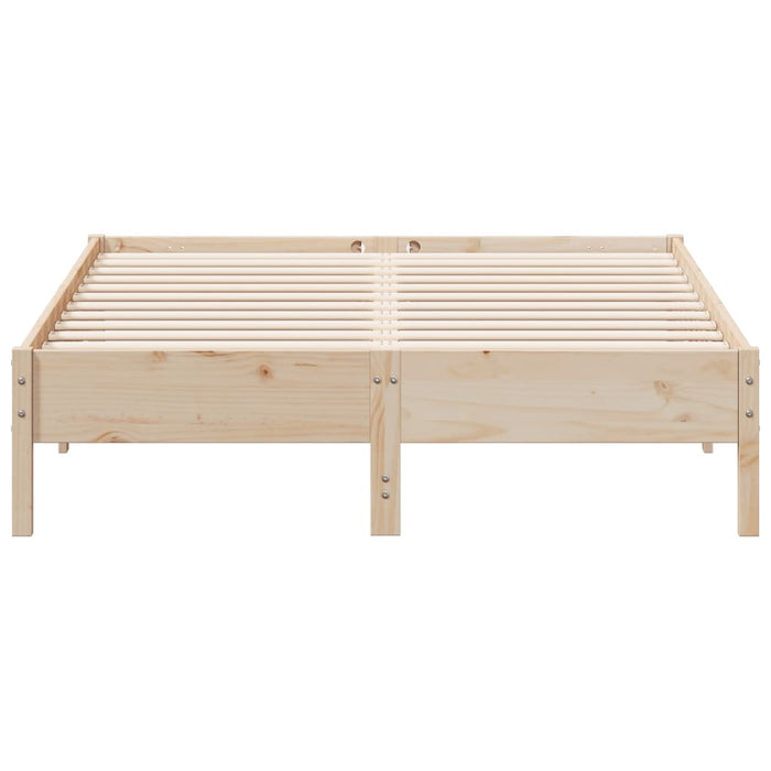 Bed Frame without Mattress 120x200 cm Solid Wood Pine