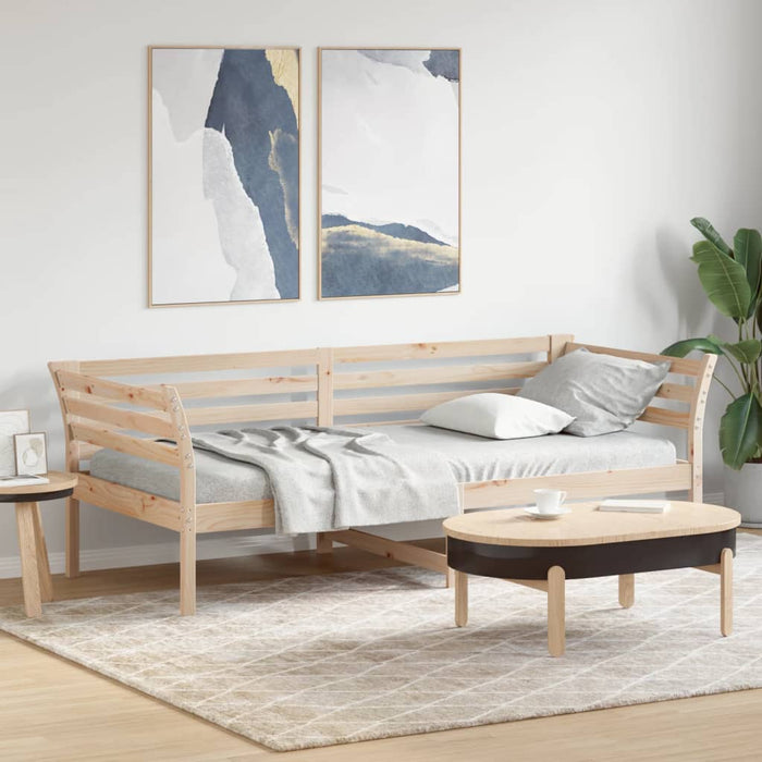 Day Bed without Mattress 90x200 cm Solid Wood Pine