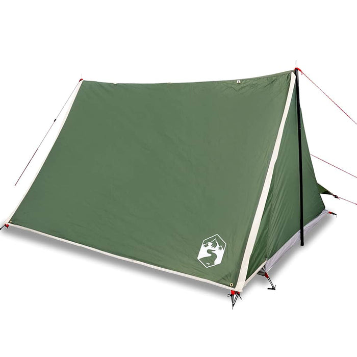 Camping Tent 2-Person Green Waterproof