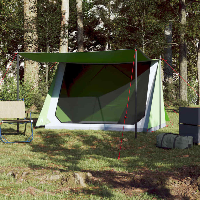 Camping Tent 2-Person Green Waterproof