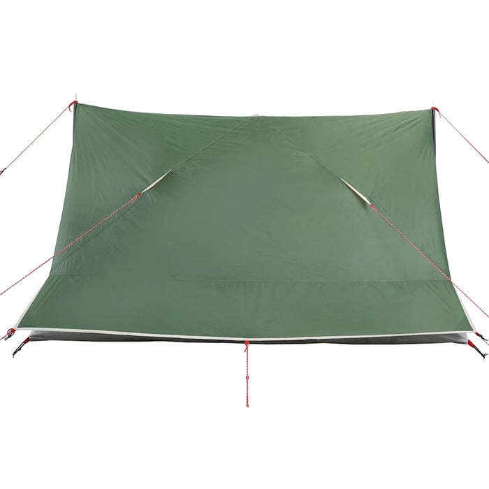 Camping Tent 2-Person Green Waterproof