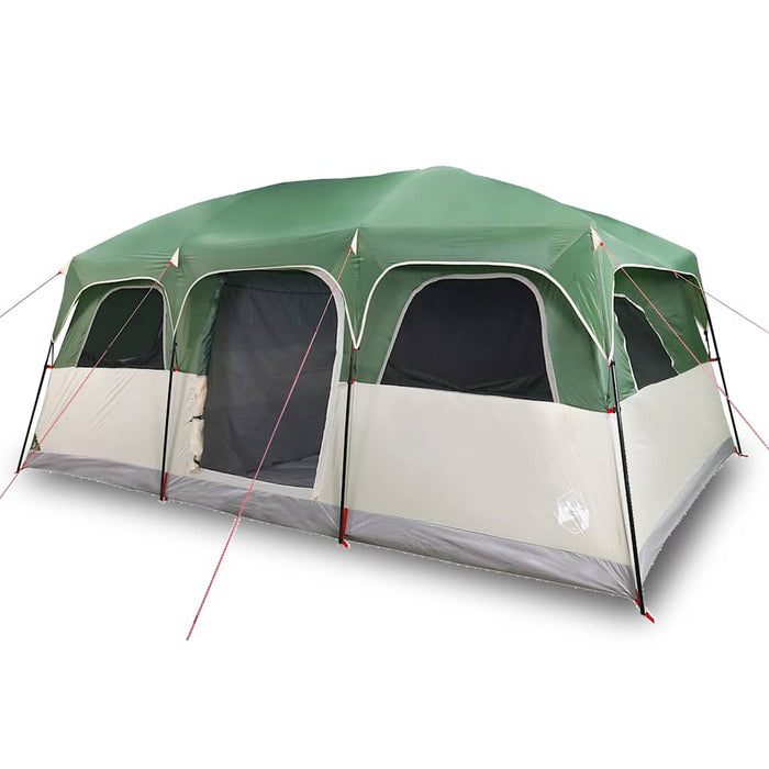 Family Tent Cabin 9-Person Green Waterproof