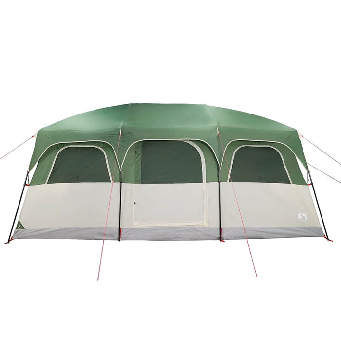 Family Tent Cabin 9-Person Green Waterproof