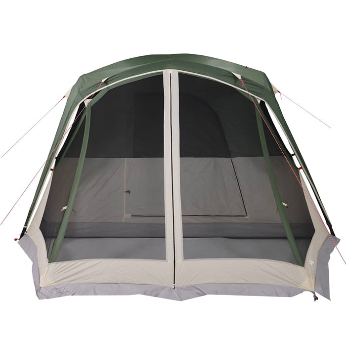 Family Tent with Porch 6-Person Green Waterproof