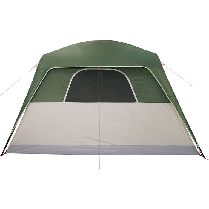 Family Tent with Porch 6-Person Green Waterproof