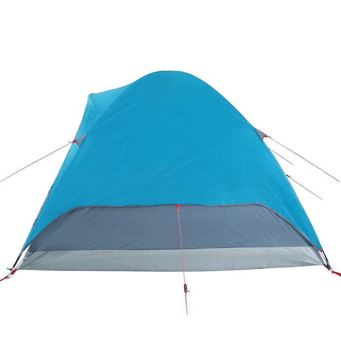 Family Tent Dome 6-Person Blue Waterproof