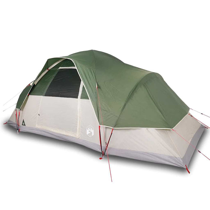 Family Tent Dome 9-Person Green Waterproof