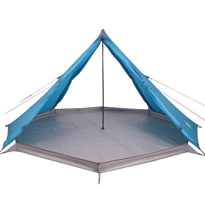 Family Tent Tipi 8-Person Blue Waterproof