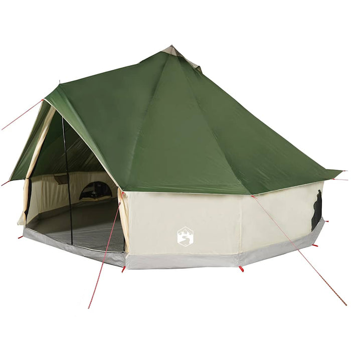 Family Tent Tipi 8-Person Green Waterproof