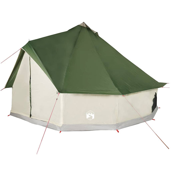 Family Tent Tipi 8-Person Green Waterproof