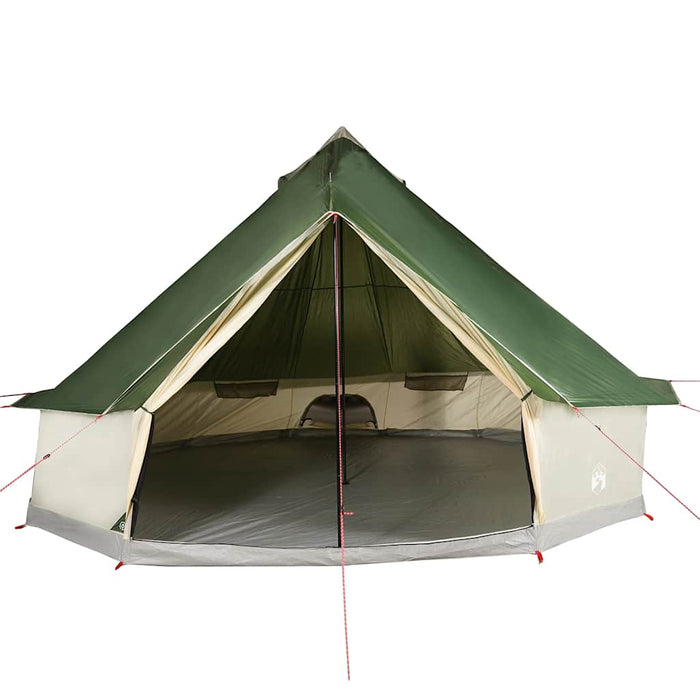 Family Tent Tipi 8-Person Green Waterproof