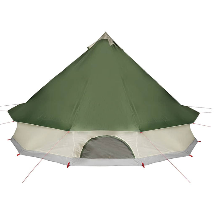 Family Tent Tipi 8-Person Green Waterproof