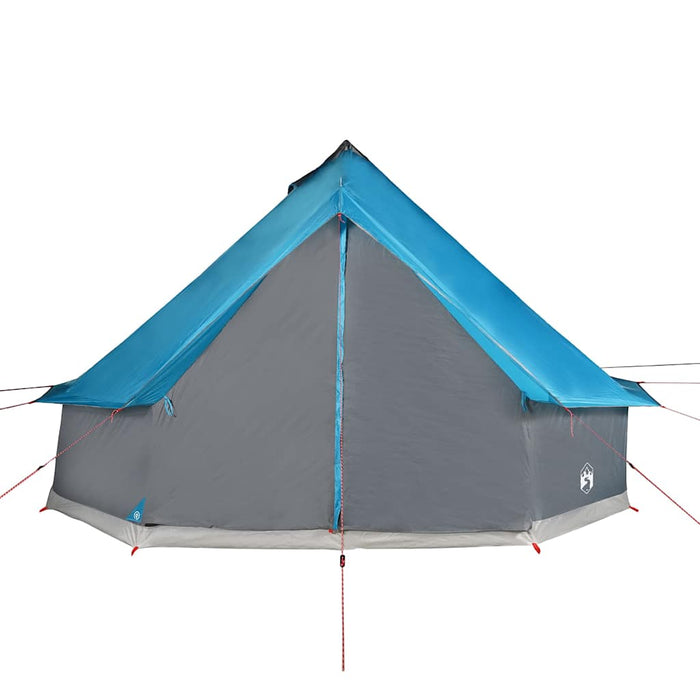 Family Tent Tipi 8-Person Blue Waterproof