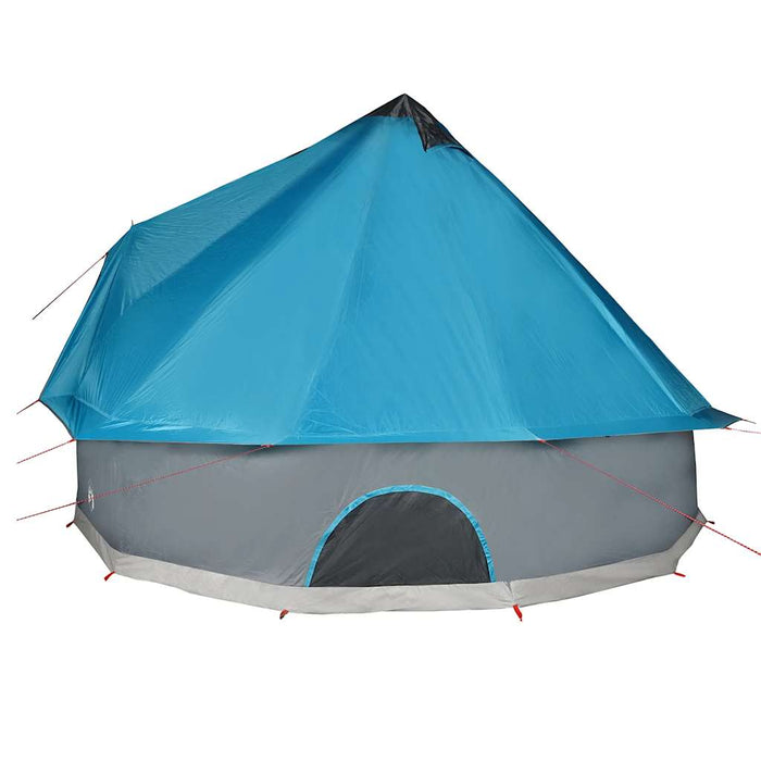 Family Tent Tipi 8-Person Blue Waterproof