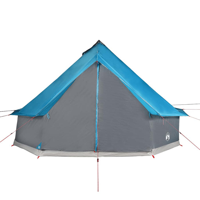 Family Tent Tipi 12-Person Blue Waterproof