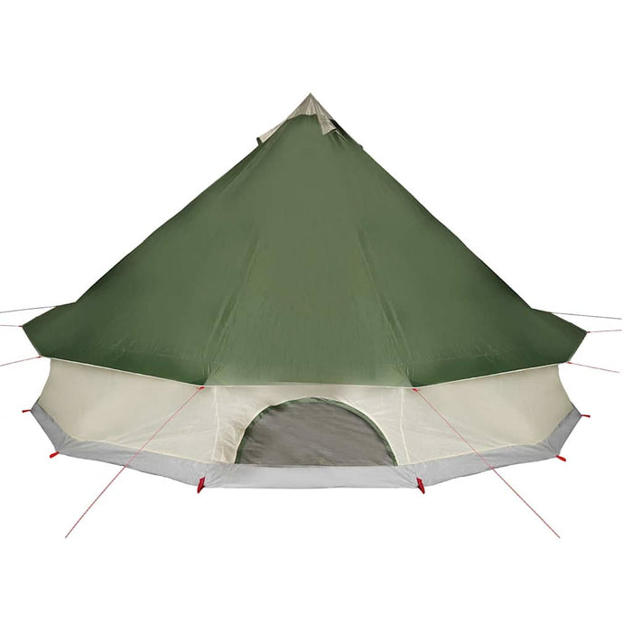 Family Tent Tipi 10-Person Green Waterproof