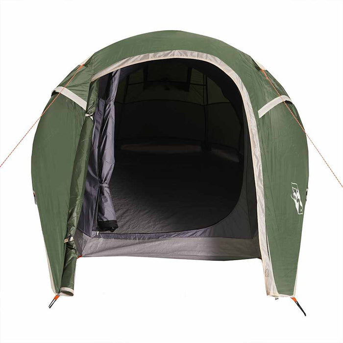 Camping Tent Tunnel 2-Person Green Waterproof