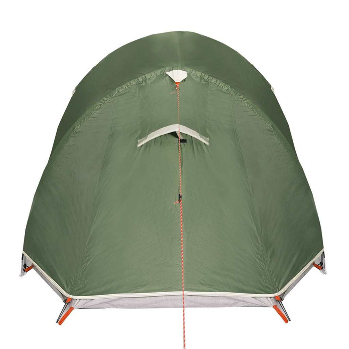 Camping Tent Tunnel 2-Person Green Waterproof