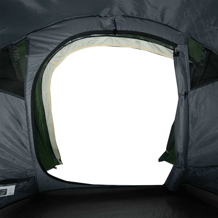 Camping Tent Tunnel 2-Person Green Waterproof