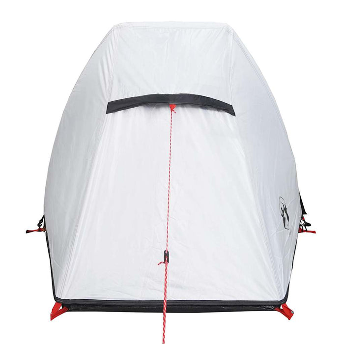 Camping Tent Tunnel 1-Person White Blackout Fabric Waterproof