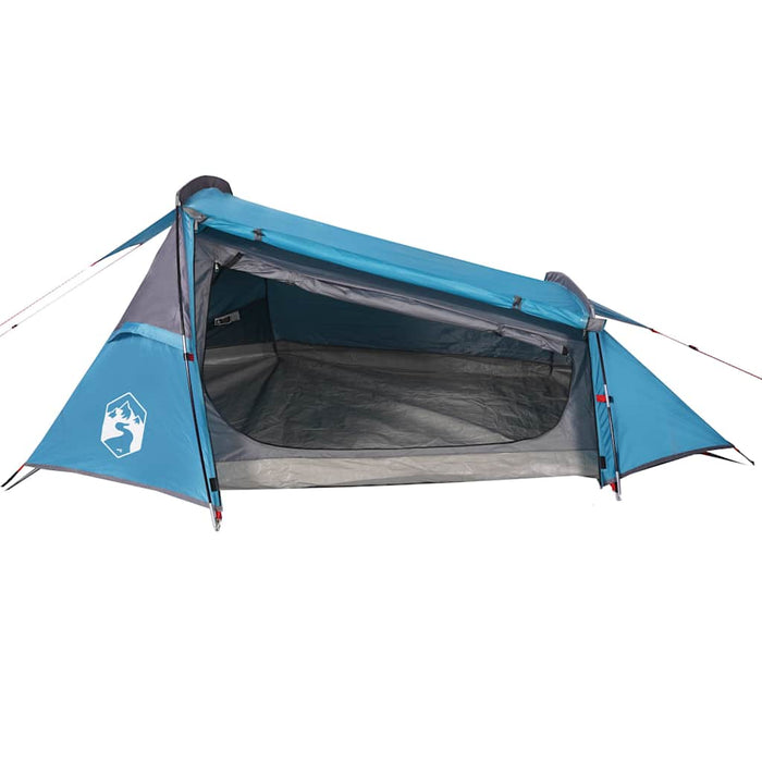 Camping Tent Tunnel 2-Person Blue Waterproof