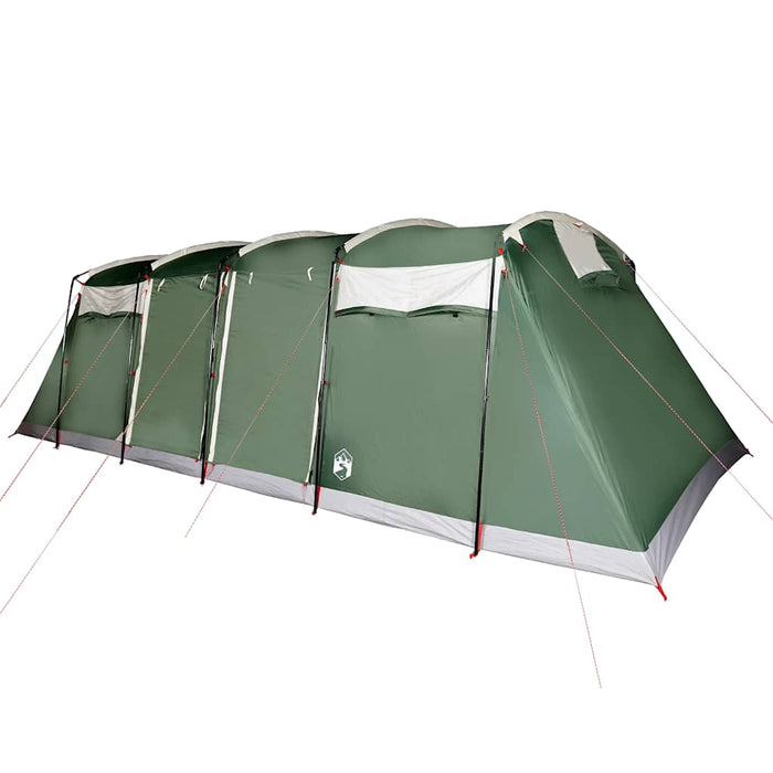 Family Tent Tunnel 8-Person Green Waterproof