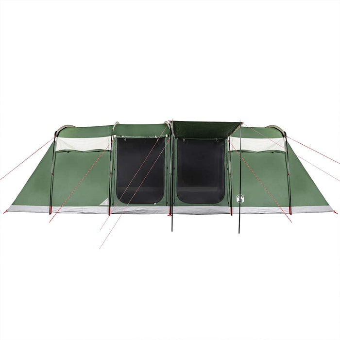 Family Tent Tunnel 8-Person Green Waterproof