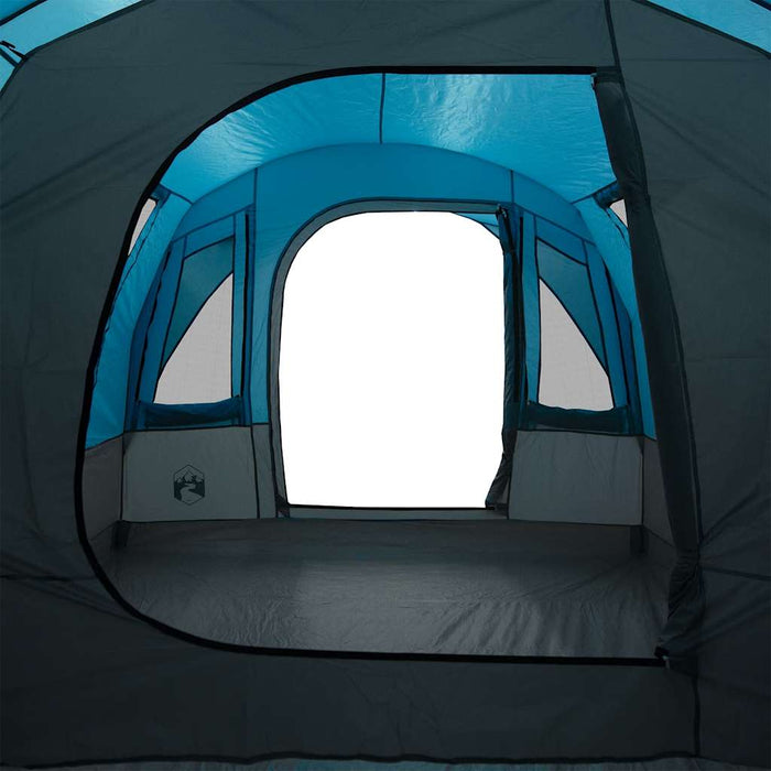 Camping Tent Tunnel 3-Person Blue Waterproof