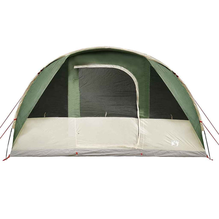 Family Tent Tunnel 7-Person Green Waterproof