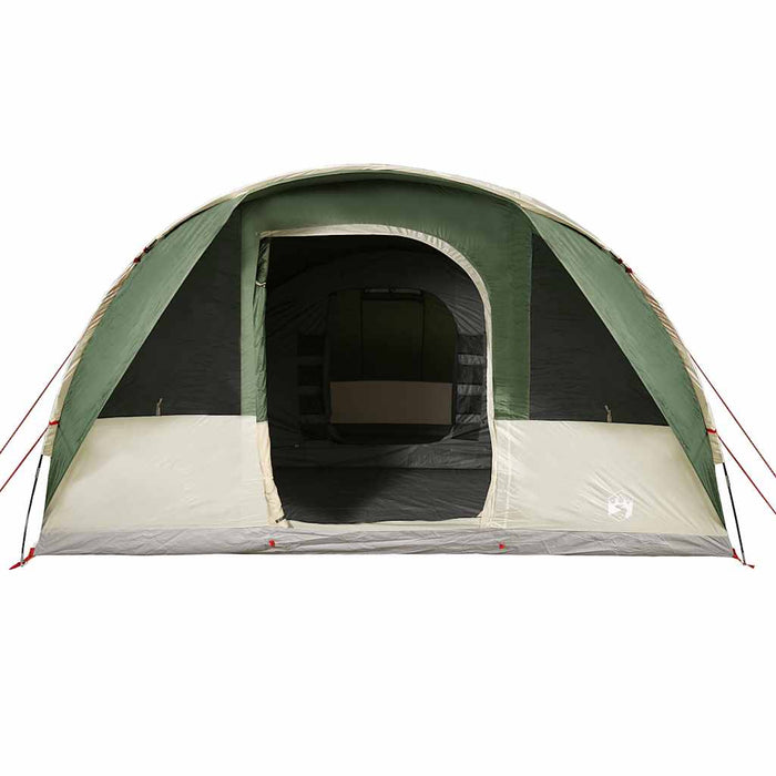 Family Tent Tunnel 7-Person Green Waterproof