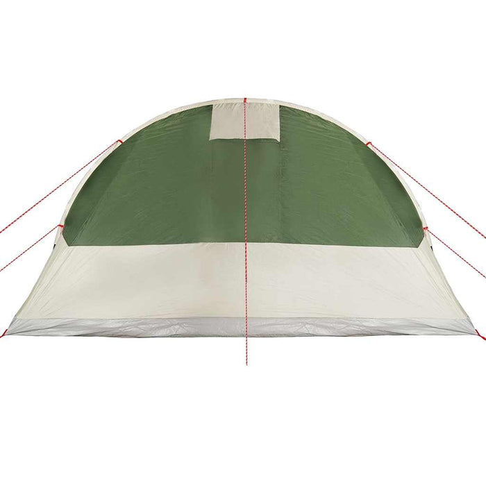 Family Tent Tunnel 7-Person Green Waterproof