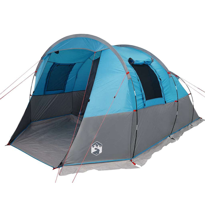 Camping Tent Tunnel 4-Person Blue Waterproof