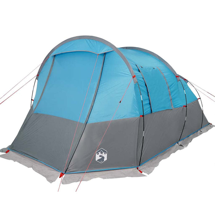 Camping Tent Tunnel 4-Person Blue Waterproof