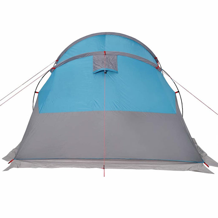 Camping Tent Tunnel 4-Person Blue Waterproof