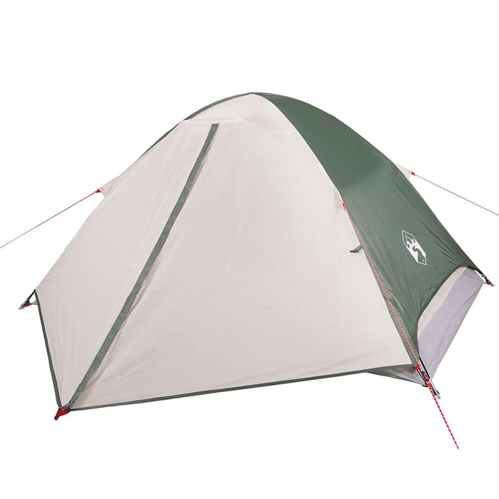 Camping Tent Dome 4-Person Green Waterproof